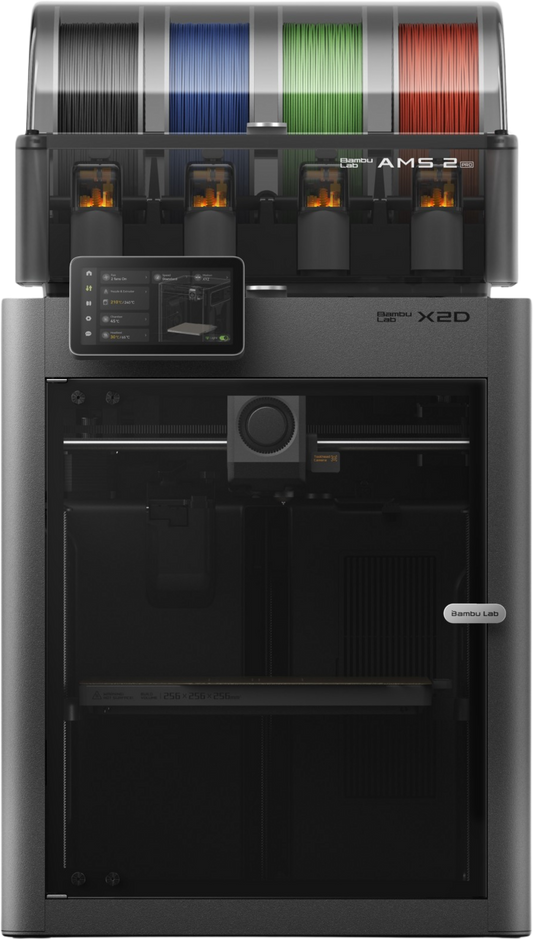 Bambu Lab X2D – Dual-Extruder 3D-Drucker mit beheiztem Bauraum