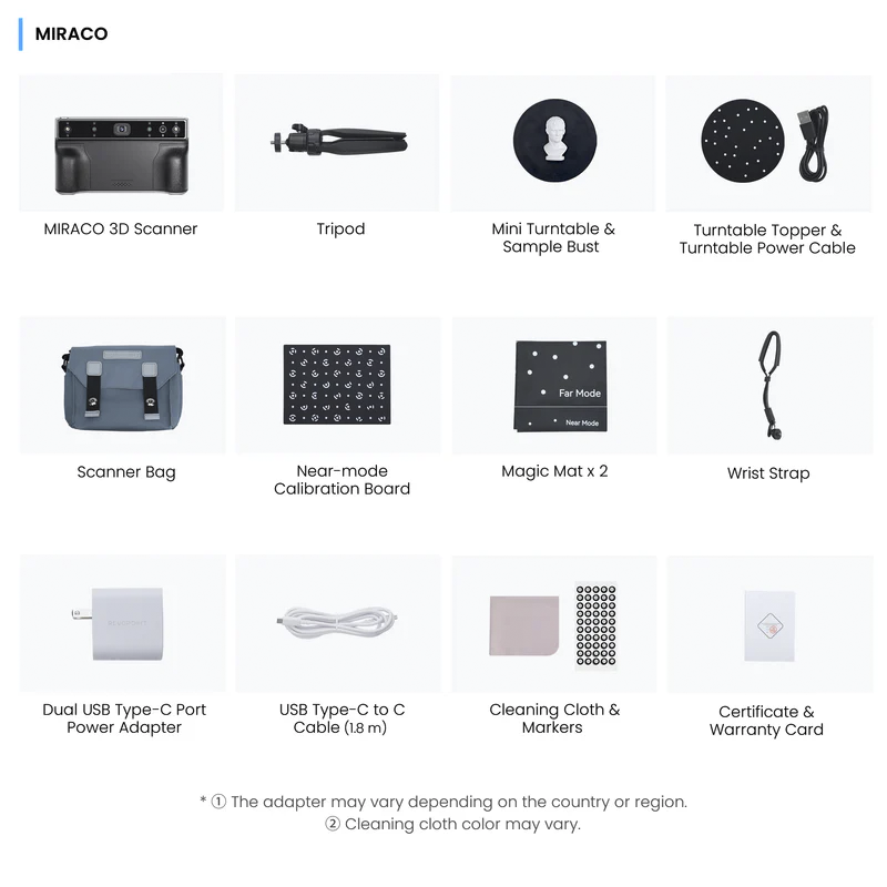 Revopoint MIRACO – Standalone 3D-Scanner mit Touchscreen für mobile Anwendungen