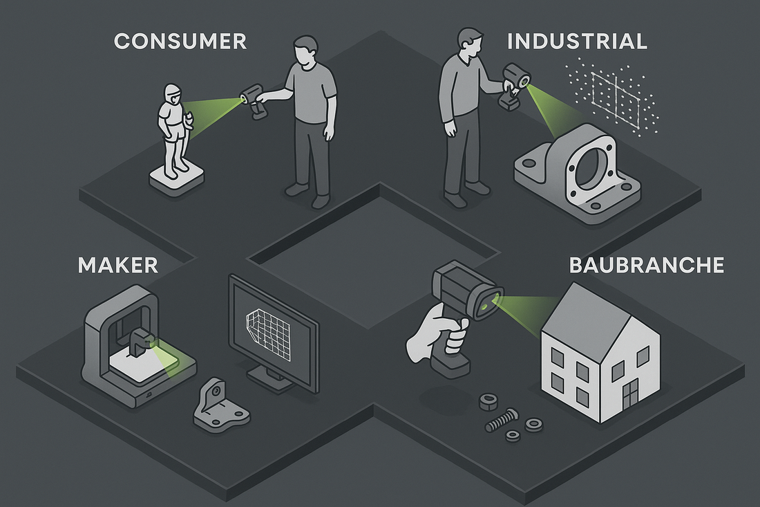 3D Scan: Welche Lösungen für Consumer, Maker, Industrie und Baubranche wirklich sinnvoll sind