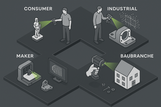 3D Scan: Welche Lösungen für Consumer, Maker, Industrie und Baubranche wirklich sinnvoll sind