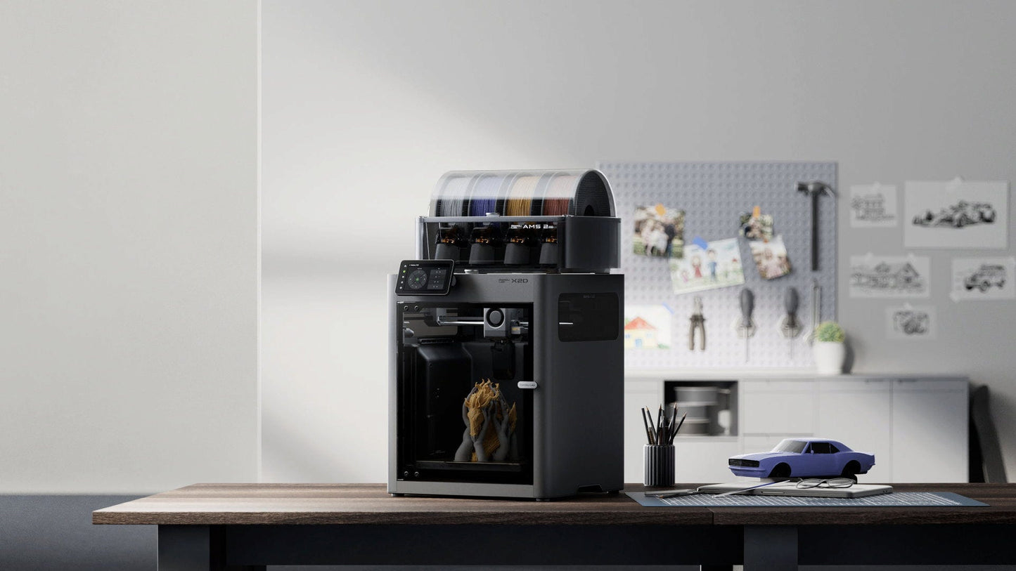 Bambu Lab X2D – Dual-Extruder 3D-Drucker mit beheiztem Bauraum