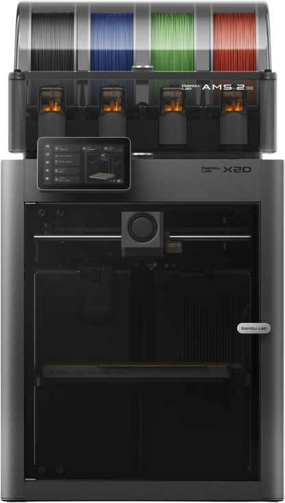 Bambu Lab X2D – Dual-Extruder 3D-Drucker mit beheiztem Bauraum
