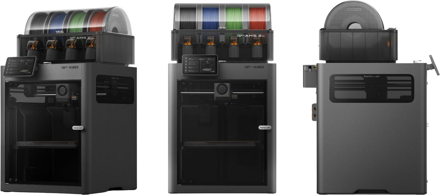 Bambu Lab X2D – Dual-Extruder 3D-Drucker mit beheiztem Bauraum