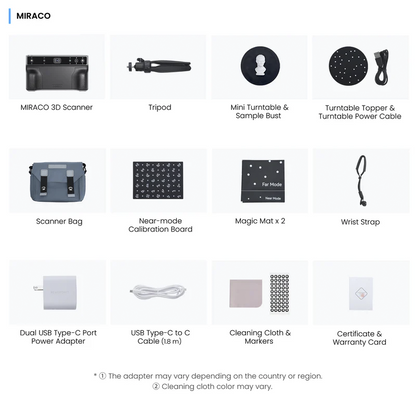 Revopoint MIRACO – Standalone 3D-Scanner mit Touchscreen für mobile Anwendungen